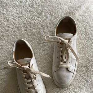 Soludos platform leather sneaker - worn once
